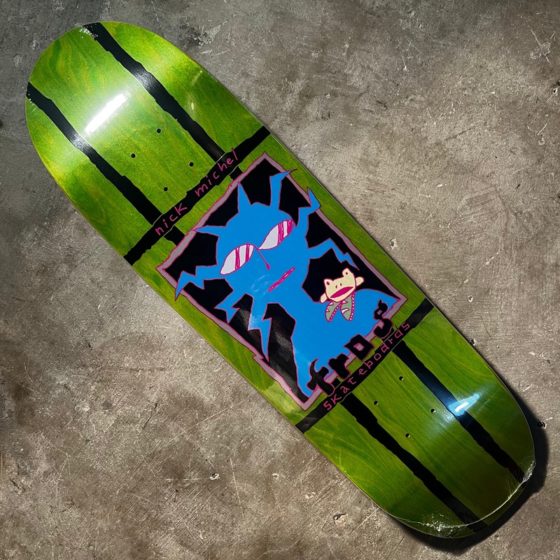Frog Skateboards – Nick Michel Shoulder Frog Deck – 9.1″