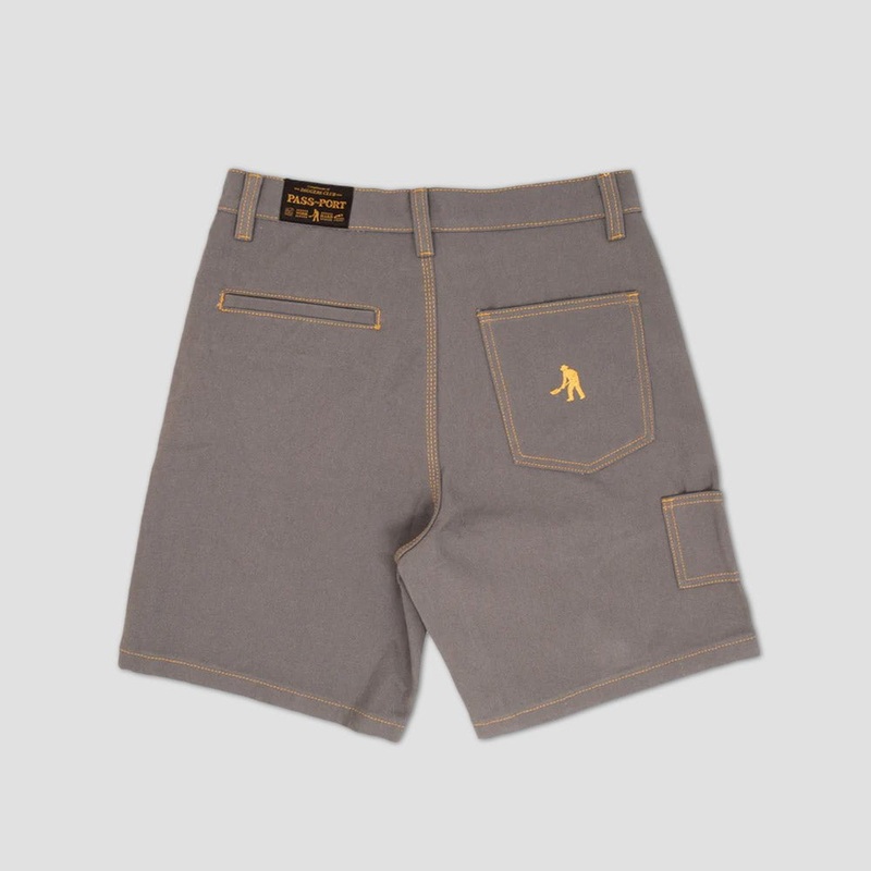 PassPort Diggers Club Shorts Ash X-Small