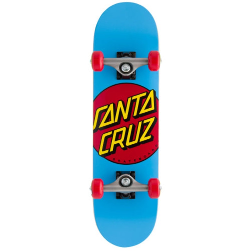 Santa Cruz Classic Dot Complete Skateboard Blue 7.25″ 7.25″