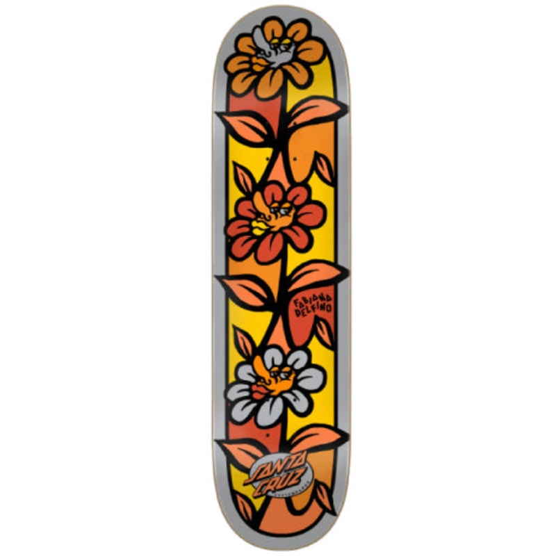 Santa Cruz Fabiana Delfino Flower Crew Skateboard Deck 8.0″ 8.0″