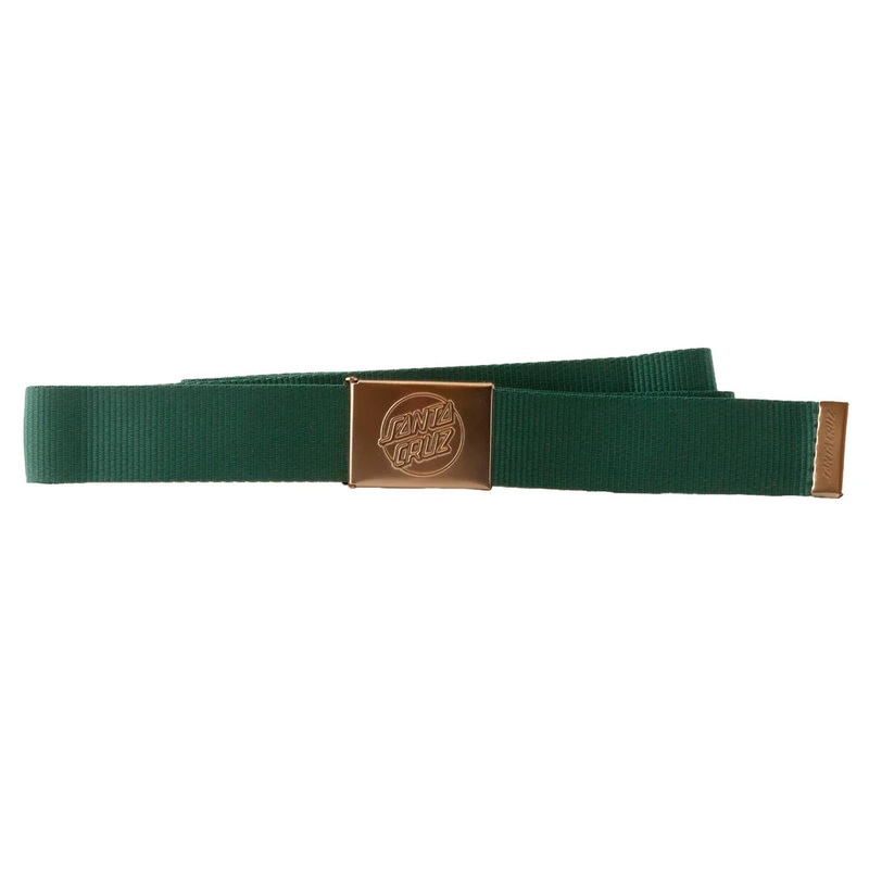 Santa Cruz Web Belt Opus Dot Matte Gold/Green OS