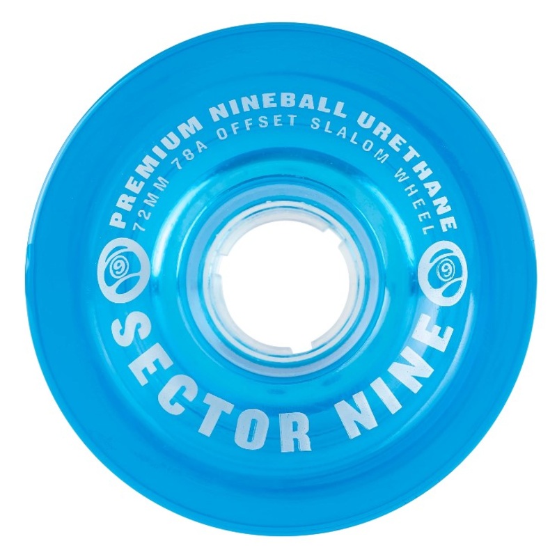 Sector 9 Nineballs Skateboard Wheels Blue 72MM 78A 72mm