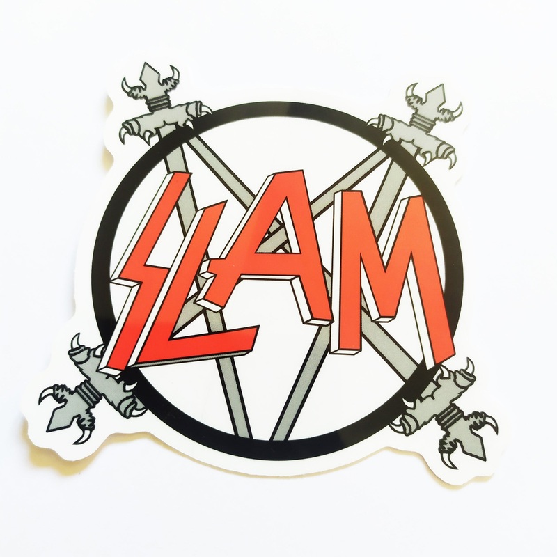 Slam City Skates x Vans Sticker