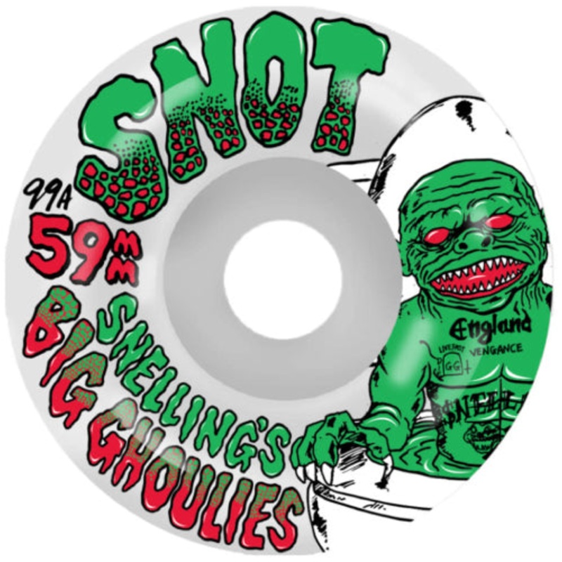 Snot Snelling Ghoulies Wheels Glow in the Dark 59MM 99A 59mm