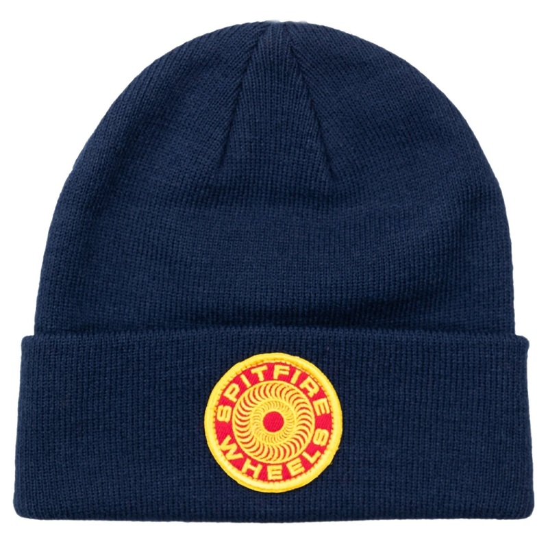 Spitfire Classic 87 Swirl Patch Beanie Navy OS