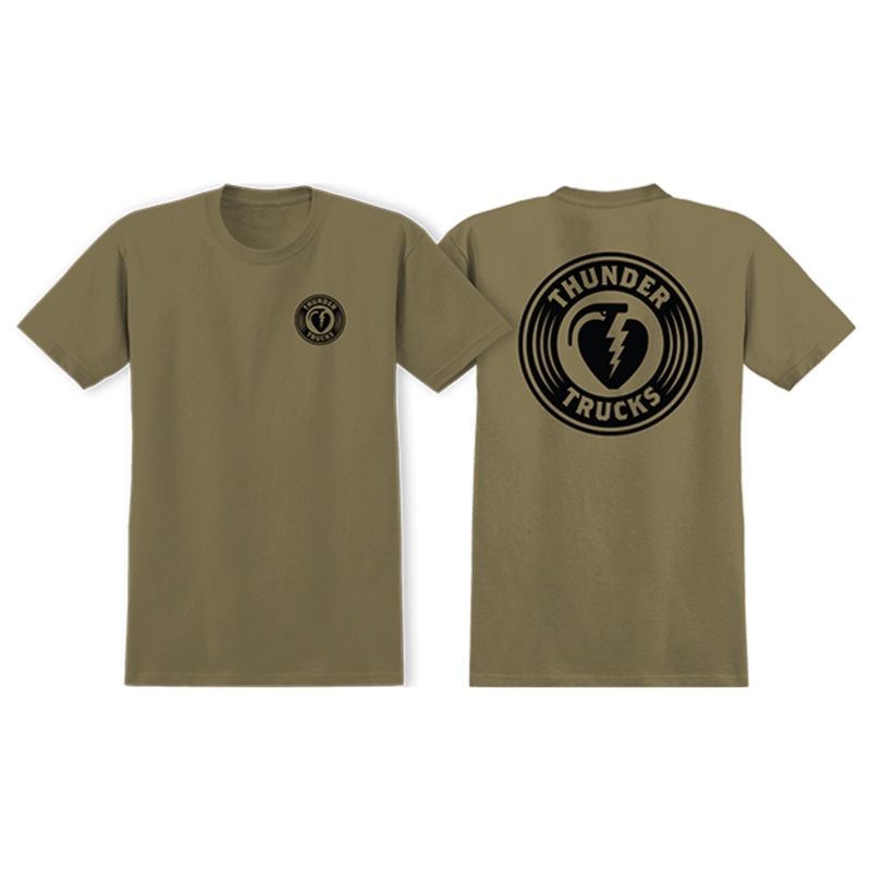 Thunder Charged Grenade T-Shirt Safari Green Small