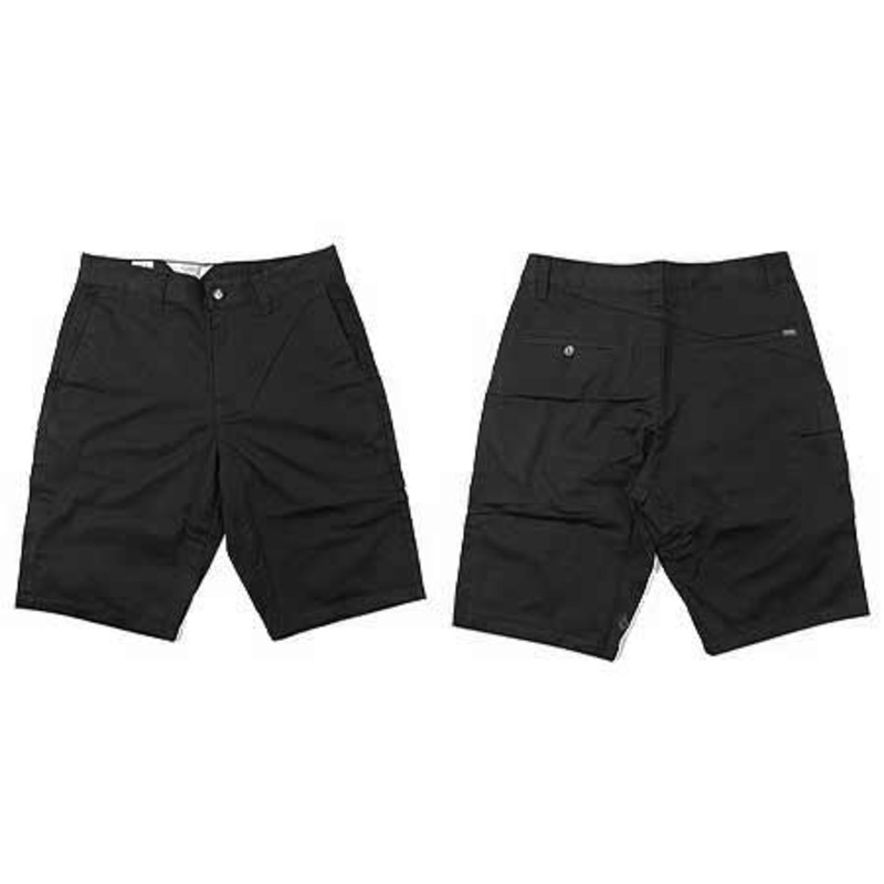 Volcom Frickin Modern Stretch Chino Shorts Black 28