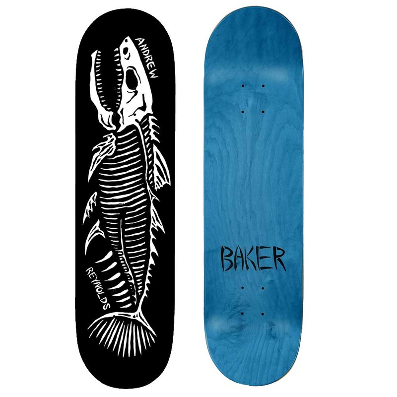 Baker Reynolds Fish Sticks Skateboard Deck 8.25″ Deck only 8.25