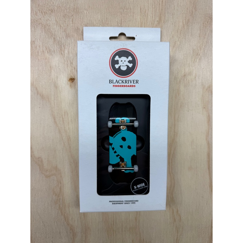 Blackriver Pro Complete Fingerboard – New Skull Neon Turquoise 33,3mm