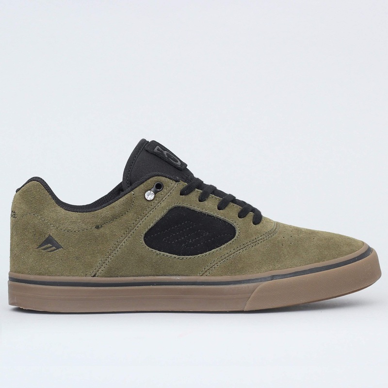 Emerica Reynolds 3 G6 Vulc Shoes Olive / Black / Gum UK7