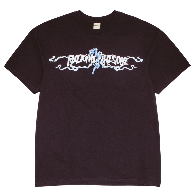 Fucking Awesome Baskin Ribbons T Shirt Black Medium