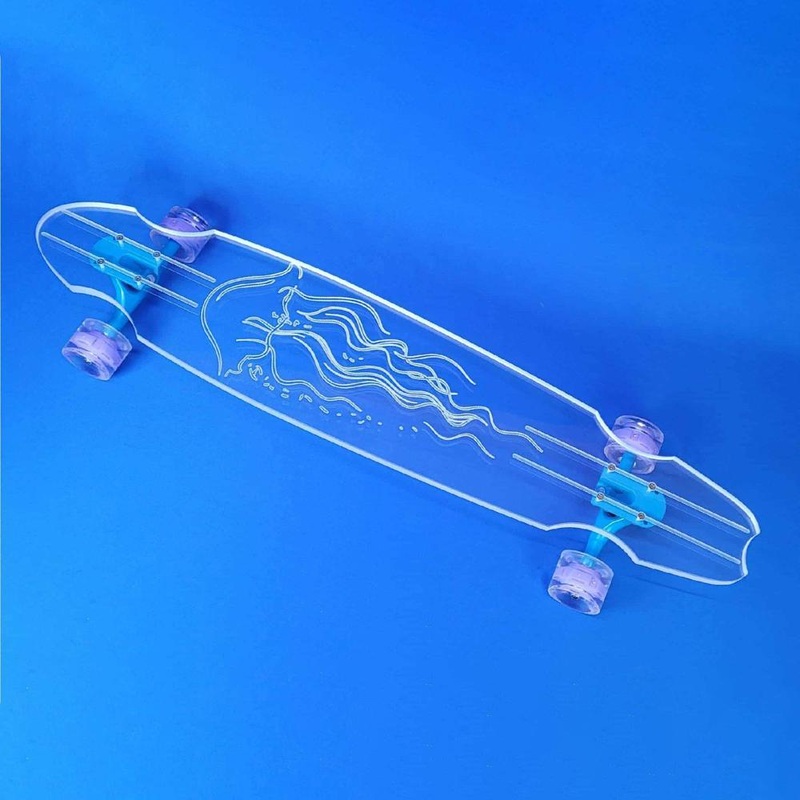 Ghost Jellyfish 40″ Wheel Cut Longboard