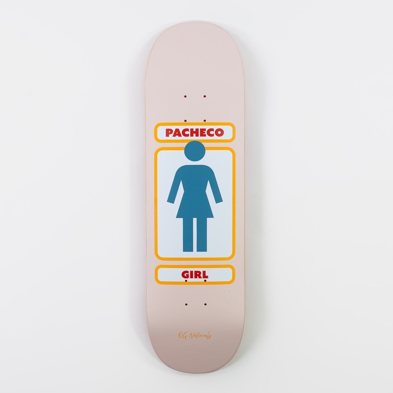 Girl 8.5″ Tyler Pacheco OG Naturals Twin Tip Deck – Cream 8.5″