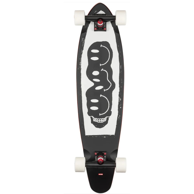 Globe Bells Black White Red Complete 8.5 in 8.5 in