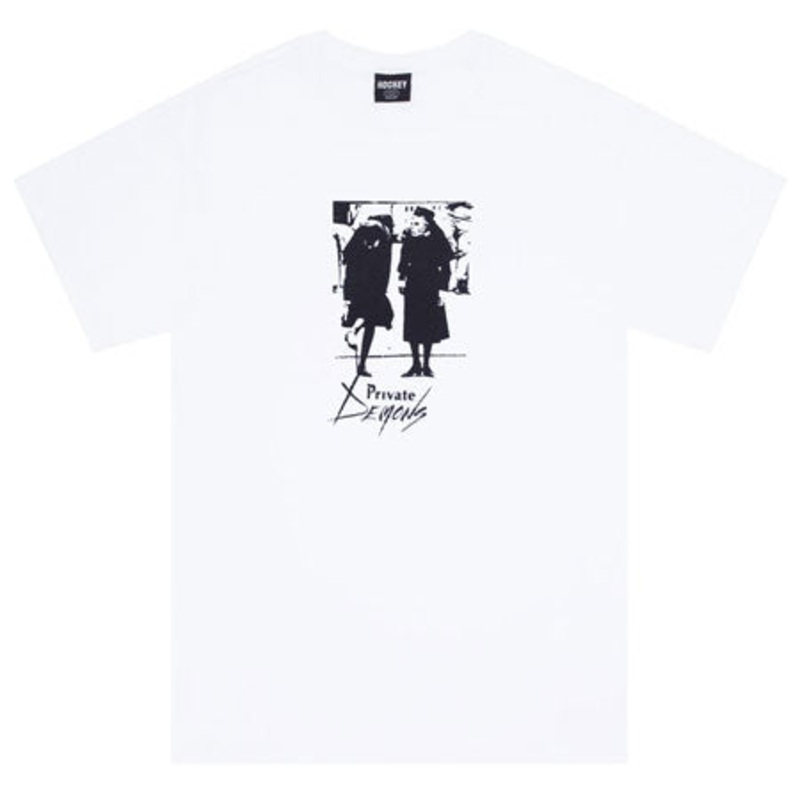 Hockey Private Demons T Shirt White Extra Large