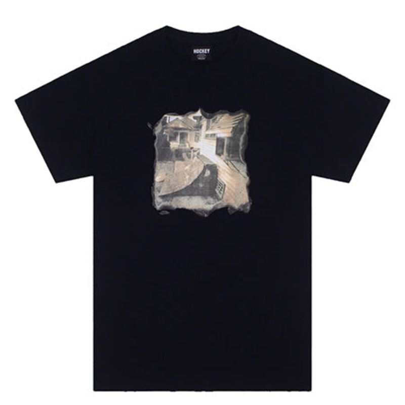 Hockey Quarter Pipe T Shirt Black Small