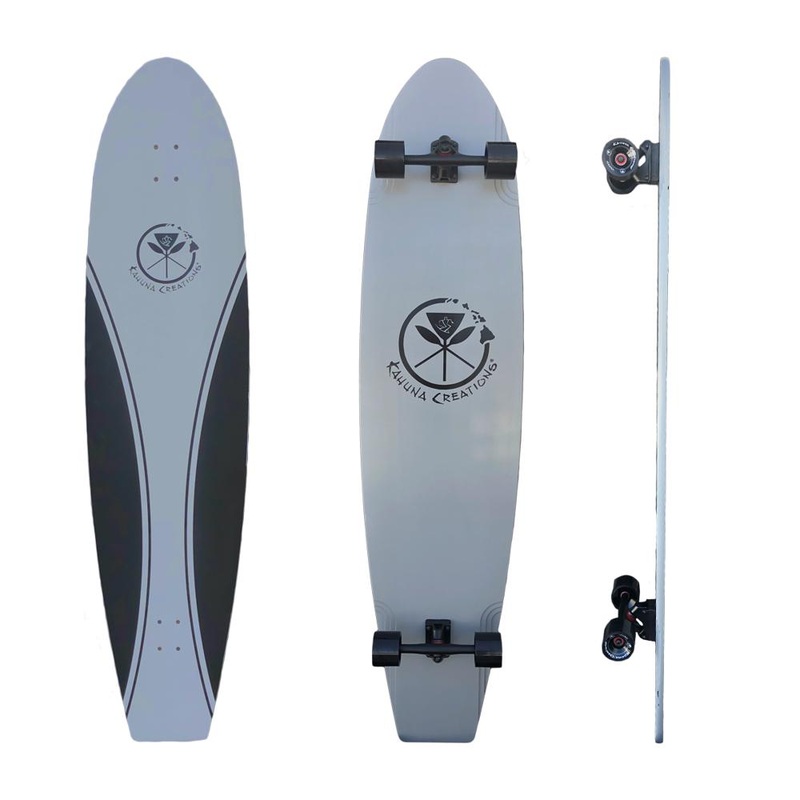 Kahuna Creations Black Bombora 59″ Longboard Complete