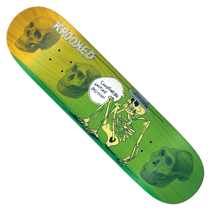 Krooked Bobby Worrest Waiting Position Deck Assorted Woodgrain 8.25 x 31.9 WB:14