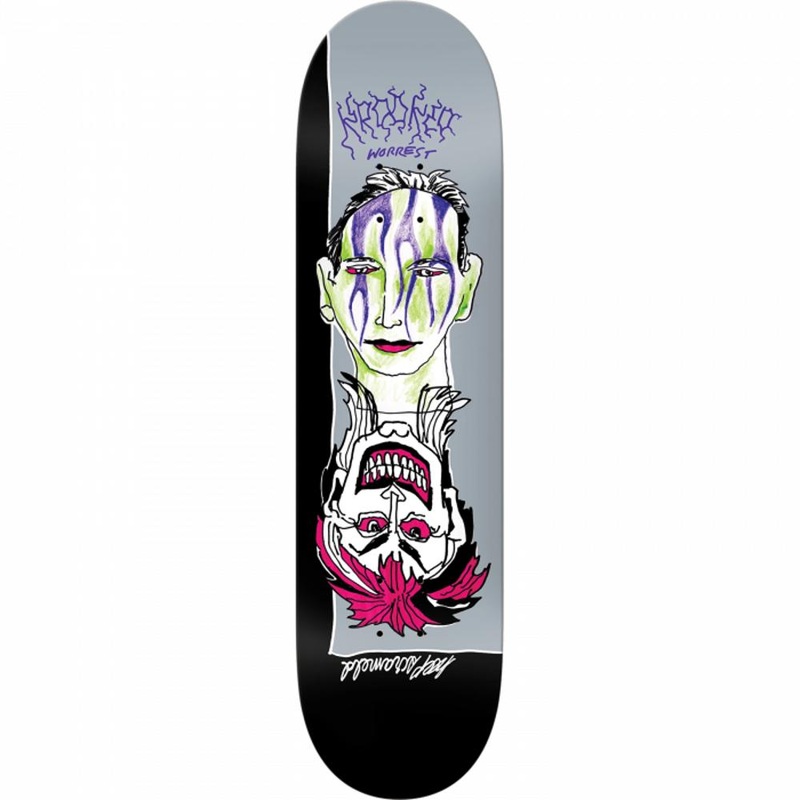 Krooked Worrest Satans Service 8.3″ Slick Skateboard Deck