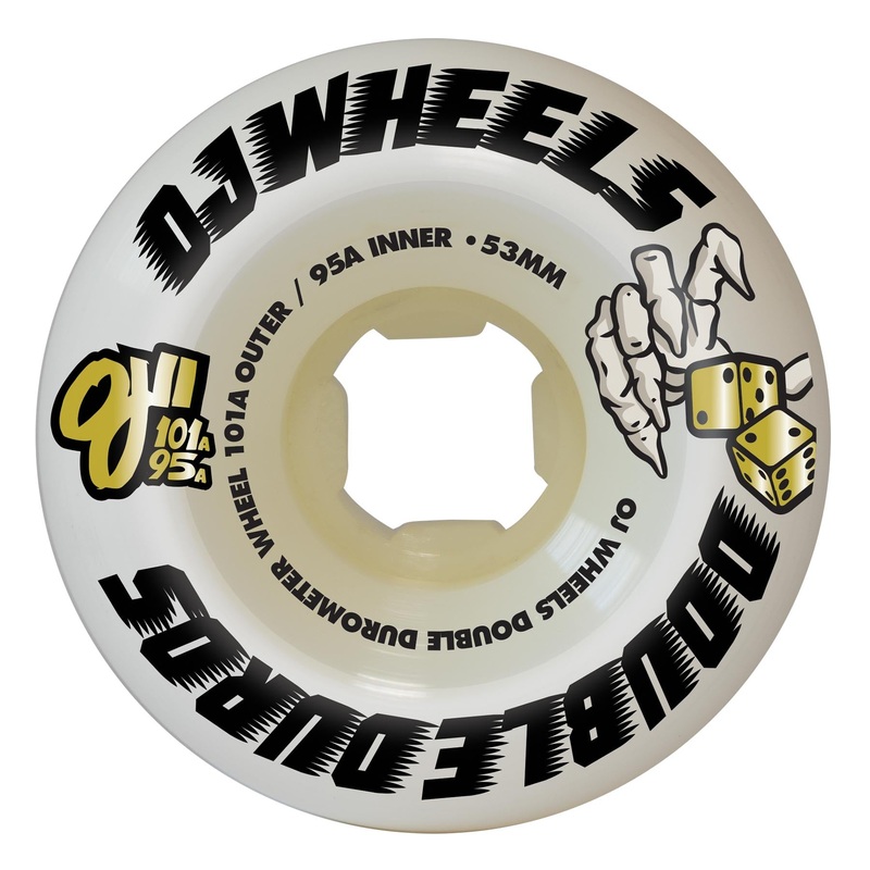 OJ Wheels Team Double Duro Mini Combo 101a/95a Skateboard Wheel 54mm
