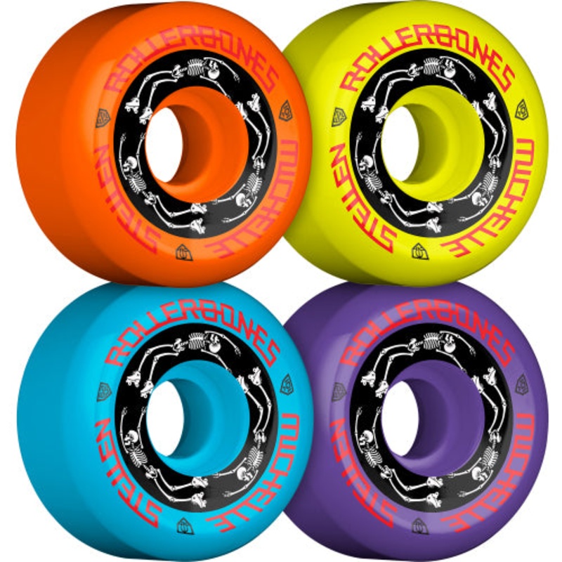 Rollerbones Moxi Michelle Steilen Quad Wheels Assorted 62MM 101A (4pk) 62mm
