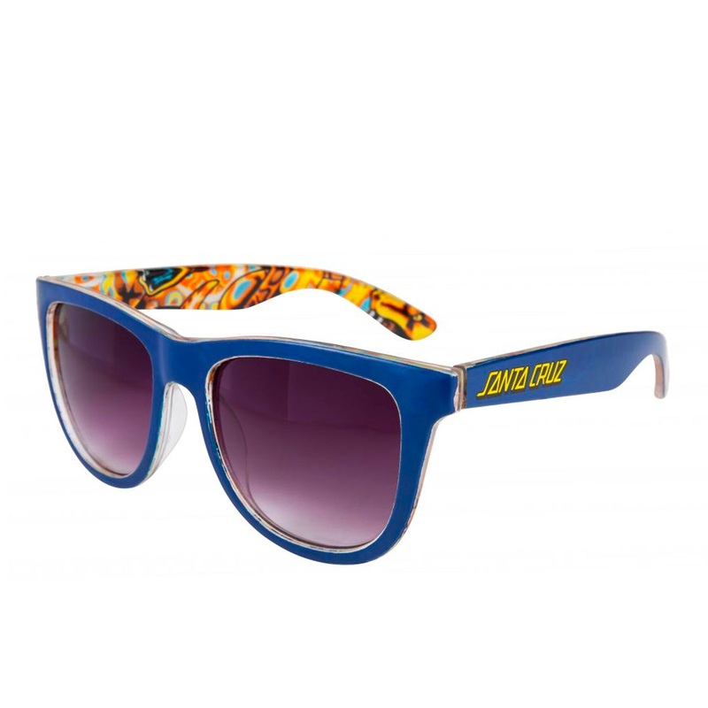 Santa Cruz Kendall Snake Sunglasses – Navy/Printed