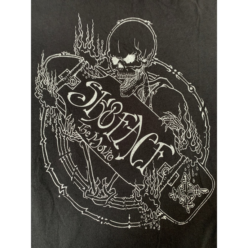 3X SK8 Face The Movie” shirt – BLACK