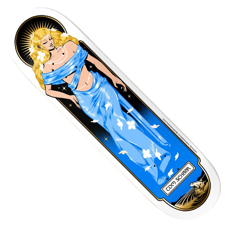 Birdhouse Tom Schaar Divine Aura Deck Multicolor 8.625 x 32.6 WB:14.75