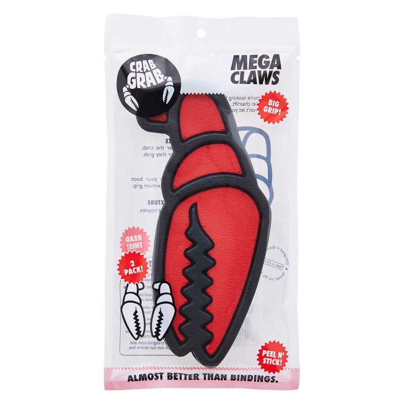 Crab Grab Mega Claw Stomp Pads Black/Red