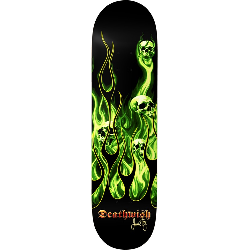DEATHWISH JAMIE FOY AMMONIA BURN DECK 8.38 8.38″ x 32″
