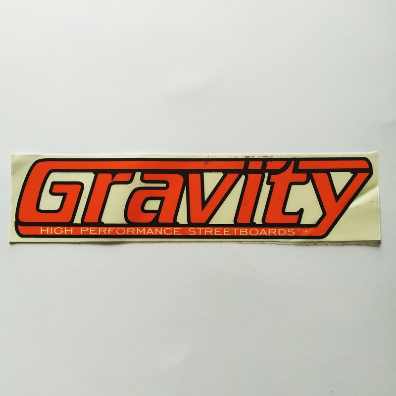 Gravity “Streetboards” Skateboard Sticker