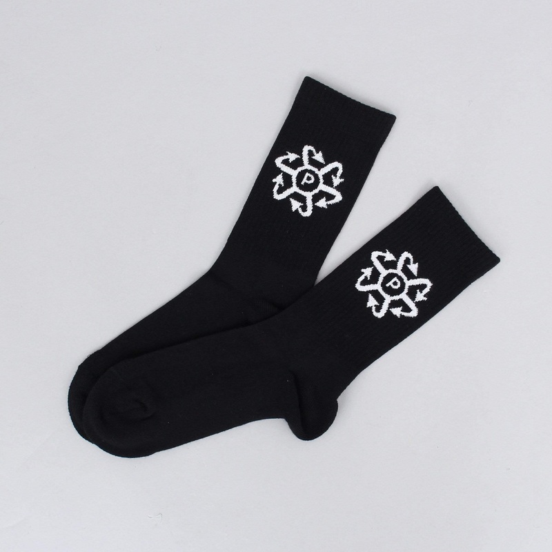 Paccbet Jacquard Socks Black Medium