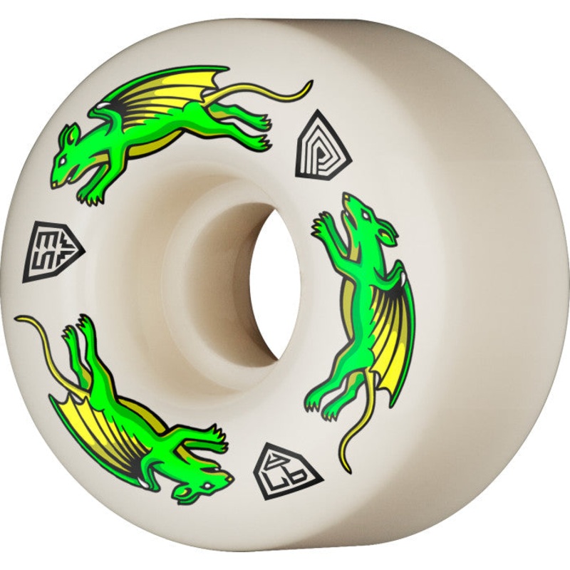 POWELL PERALTA DRAGON FORMULA NANO RATS 53mm 97a SKATEBOARD WHEELS