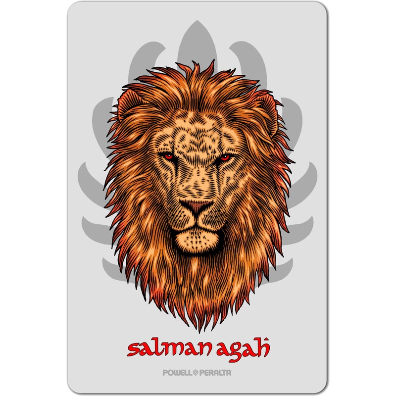 Powell Peralta “Salman Agah- Lion” Sticker