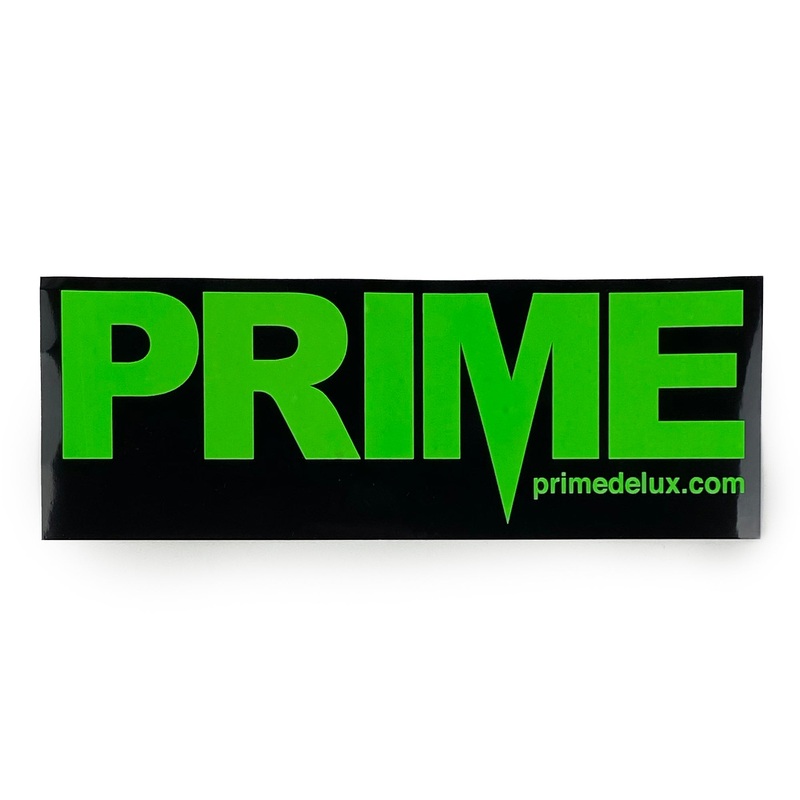 Prime Delux OG Sticker XXL – Neon Green / Black