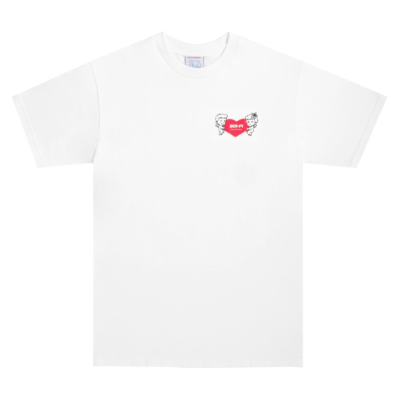 Sci-Fi Fantasy Love Tee White MD