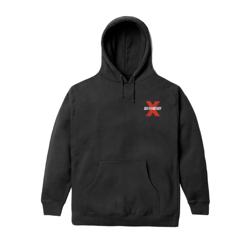Sci-Fi Fantasy New X Hoodie – Black Medium