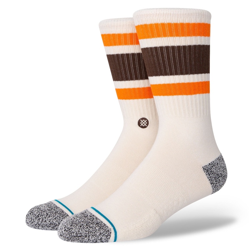 Stance Boyd St Sock Off White M :: Men 6-8.5 / Women 8-10.5