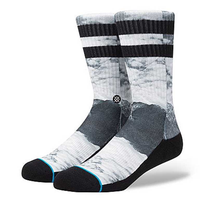 Stance Cirrus Crew Socks Gray Large
