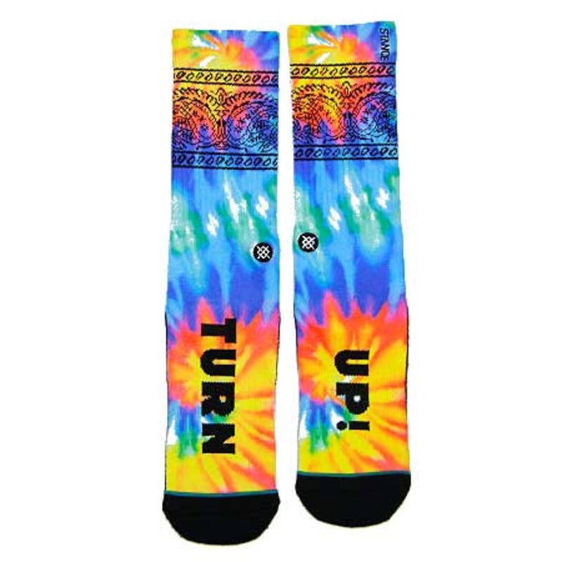 Stance Turnts Crew Socks Blue Small