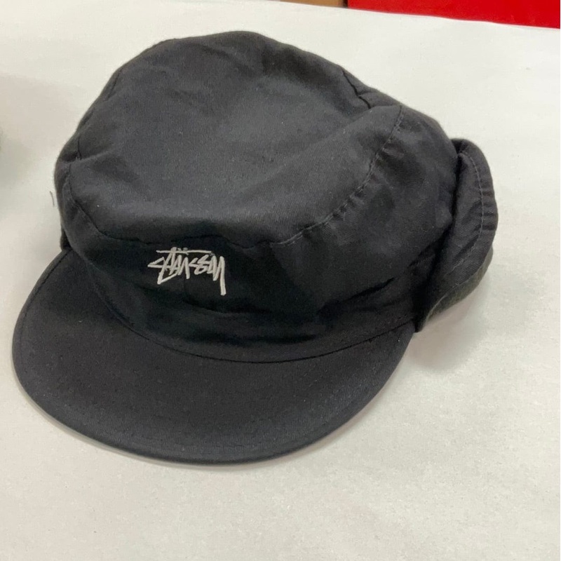 STUSSY VINTAGE MILITARY (USA) HAT 7 3/4 Black