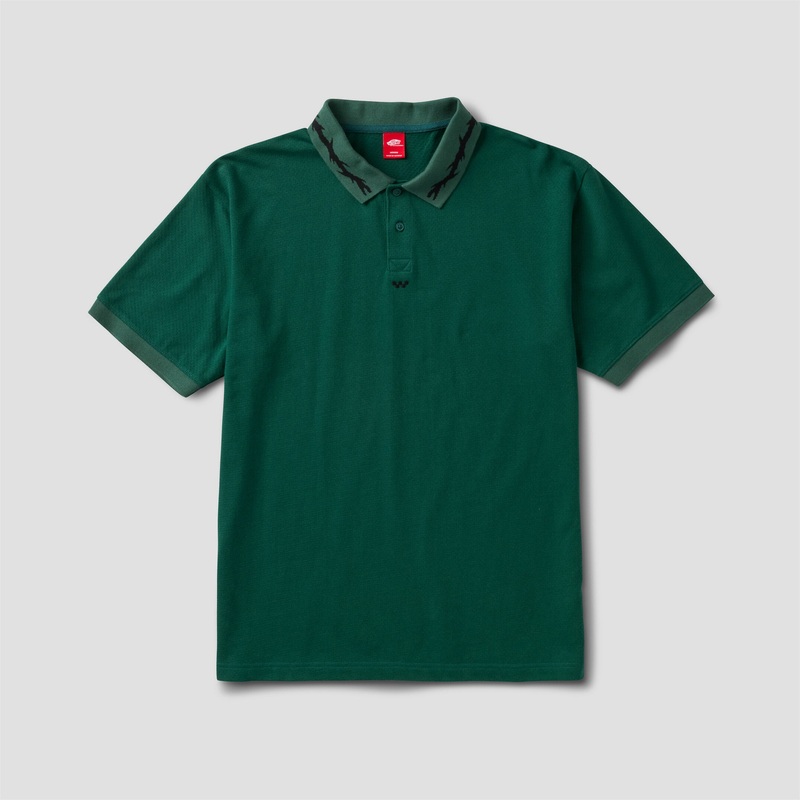 Vans Skate Mesh Polo Rain Forest Small