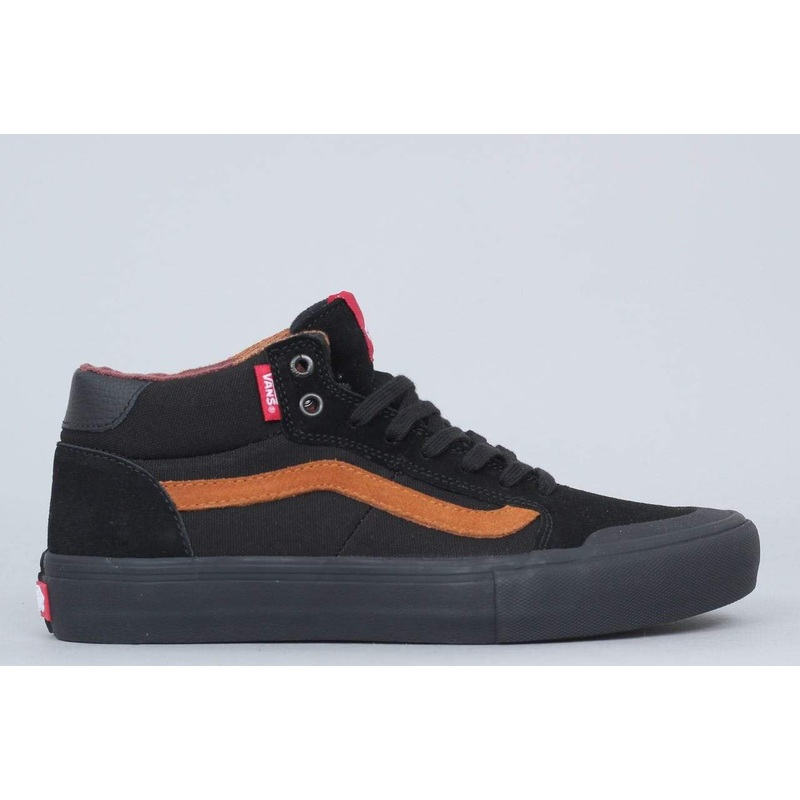 Vans Style 112 Mid Pro Shoes (Dakota Roche) Black / Glazed Ginger UK10