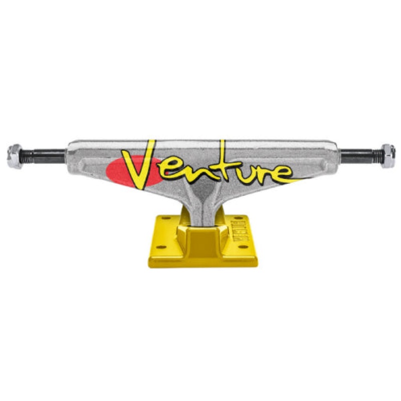 Venture ’92 Team Full Bleed Polished, Yellow Trucks (Set of 2) 5.0H