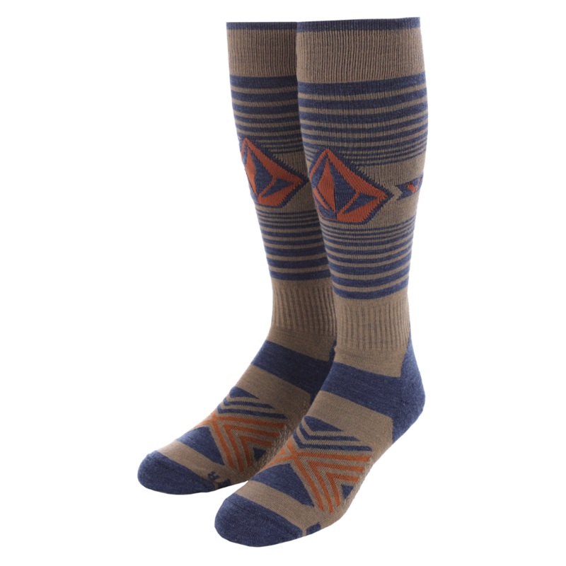 Volcom Horizon Wool Blend OTC Sock Chestnut/Brown SM
