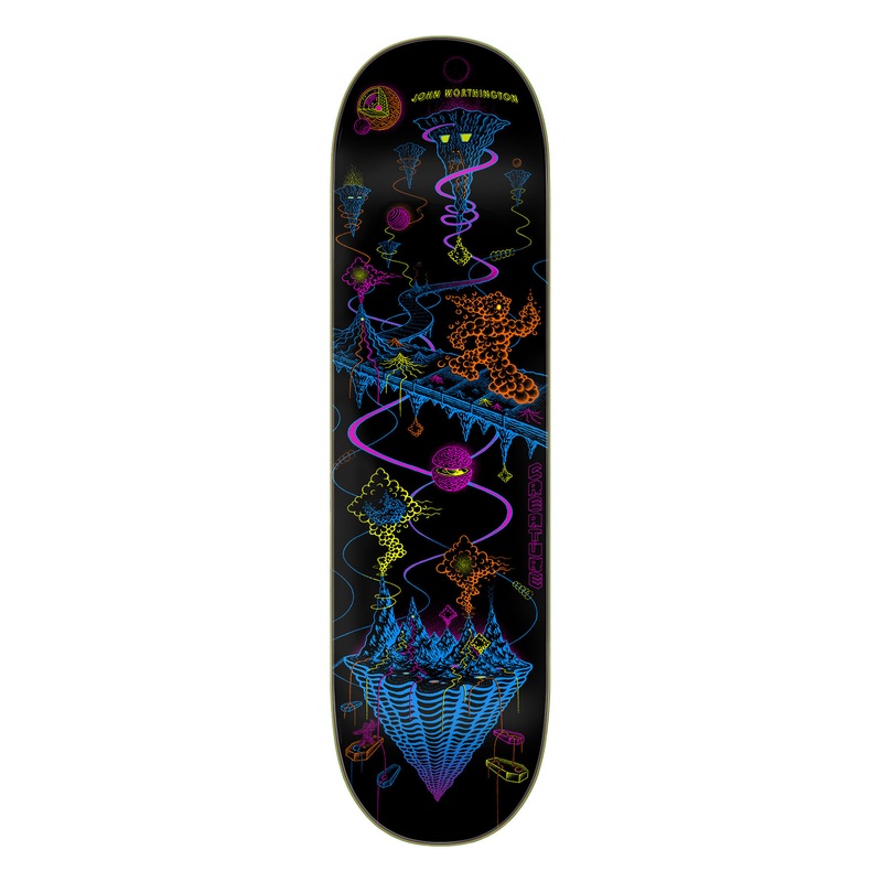 Worthington Xploration VX Deck Skateboard Deck 8.6in x 32.11in Creature