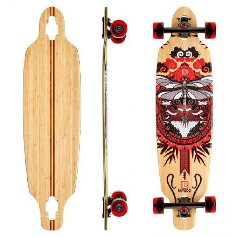 Dragonfly 33″  Mini Directional Drop Through Longboard Deck Only