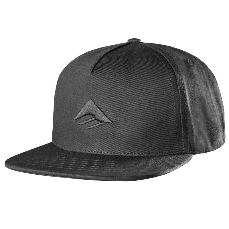 Emerica Classic Snapback Hat Black