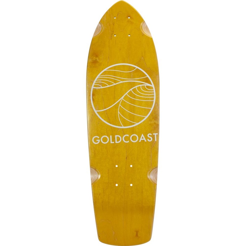 Goldcoast Classic Golden 28″ Cruiser Longboard Deck