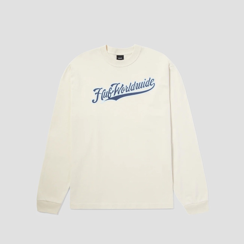 HUF Crackerjack Long Sleeve T-Shirt Bone Small